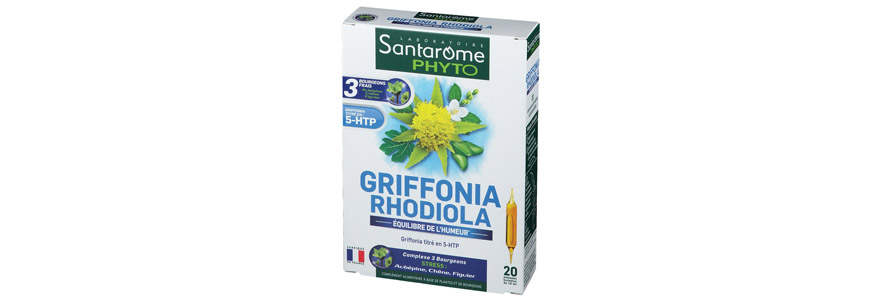 ampoules de Rhodiola Griffonia